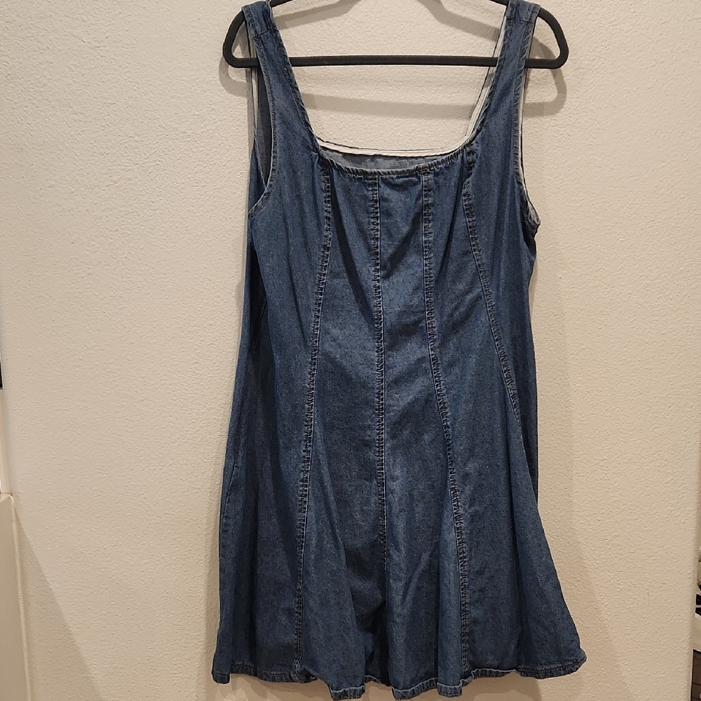 SHEIN Denim Blue Mini Dress